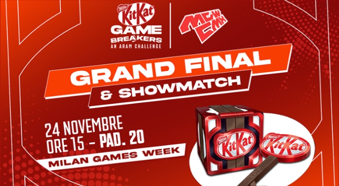 KitKat sarà alla Milan Games Week e lancia KitKat Golden Champ