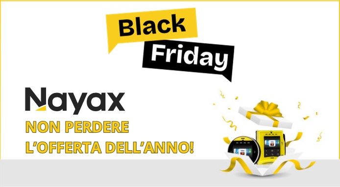 Con Nayax Italy il Black Friday continua fino all’11 dicembre!