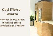 L’area break Oasi iTierra! di Lavazza al Randstad Box di Milano