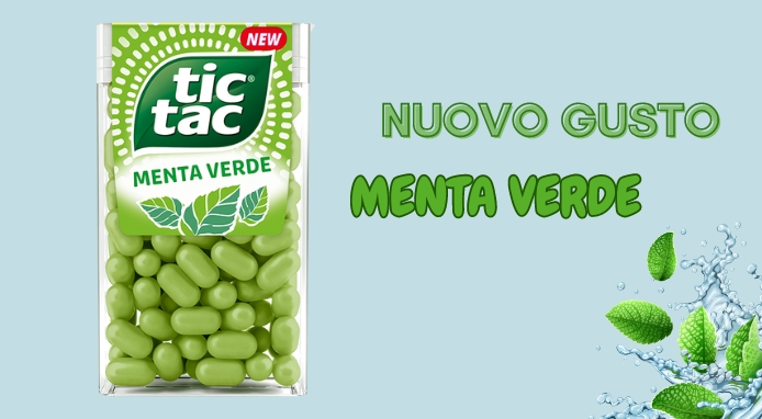 TIC TAC® lancia il nuovo gusto menta verde