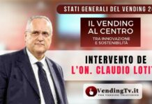 Stati Generali del Vending 2023. Intervento dell’Onorevole Claudio Lotito