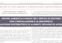 Pubblicati in Gazzetta Ufficiale i CAM della Distribuzione Automatica