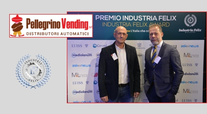 A Pellegrino Vending il prestigioso premio Industria Felix