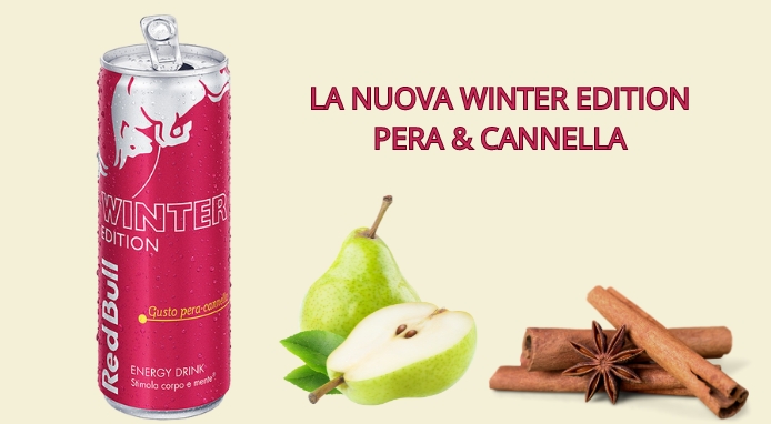 Red Bull presenta la nuova Red Bull Winter Edition pera e cannella