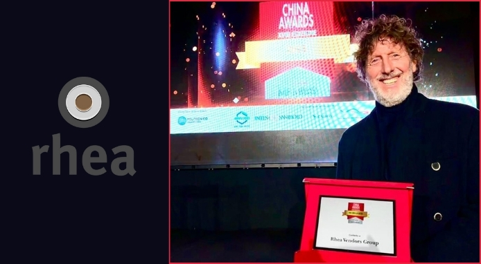 RHEA premiata ai China Awards per il percorso di crescita nel mercato cinese