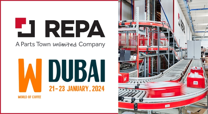 REPA espone al World of Coffee Dubai e rafforza la sua presenza nel Golfo