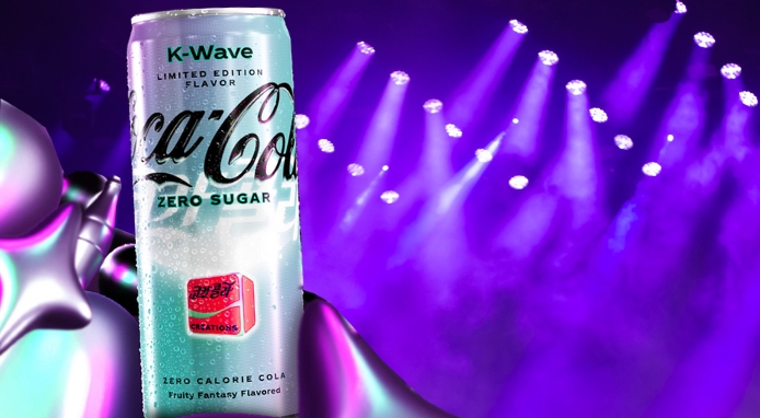 La prima Coca-Cola Creations del 2024 è K-Wave Zero Sugar
