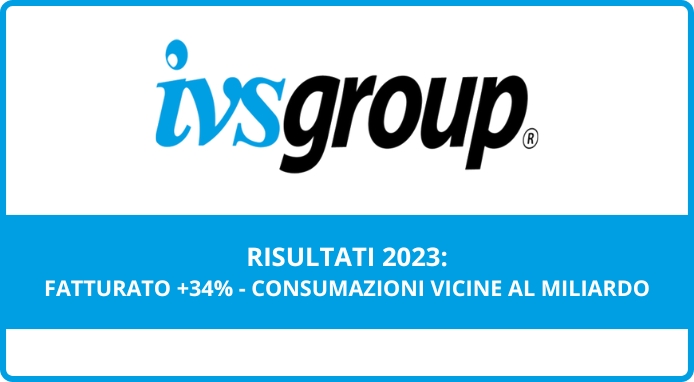 IVS Group chiude il 2023 in crescita: le consumazioni sfiorano il miliardo