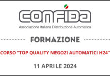 Formazione CONFIDA: primo corso per il marchio Top Quality Negozi Automatici H24
