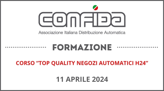 Formazione CONFIDA: primo corso per il marchio Top Quality Negozi Automatici H24