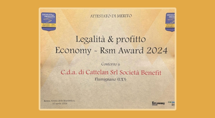 A CDA srl – Società Benefit il Premio Legalità & Profitto 2024