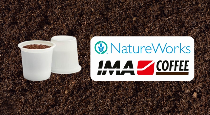 Da NatureWorks e IMA la capsula compostabile in biopolimero PLA Ingeo™️