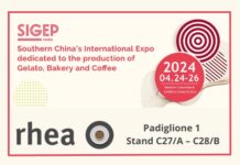 Rhea al Sigep Shenzhen 2024 con macchine da caffè Made in Italy