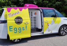 Con l’Egg Van la casetta delle uova diventa mobile