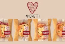 Amoretti lancia le Focaccine ready-to-eat per il fuori casa