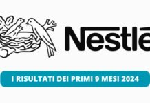 Nestlé: ricavi in calo nei primi 9 mesi del 2024. Riviste le previsioni