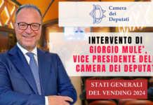 Stati Generali del Vending 2024: Intervento dell’on. Giorgio Mulé