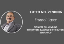 Lutto nel Vending: scompare Franco Menon fondatore della Bassano Distributori