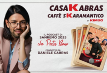Kimbo protagonista a Sanremo con il caffè scaramantico di Casa Kabras