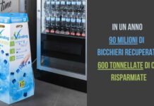 RIVENDING: avviati al riciclo circa 90 mln di bicchieri (-600 tons di CO₂)