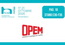 OPEM presenta a Host le nuove soluzioni per il confezionamento del caffè