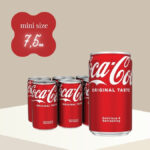 Mini lattine Coca-Cola nei convenience store USA: “piccolo prezzo, poche calorie”