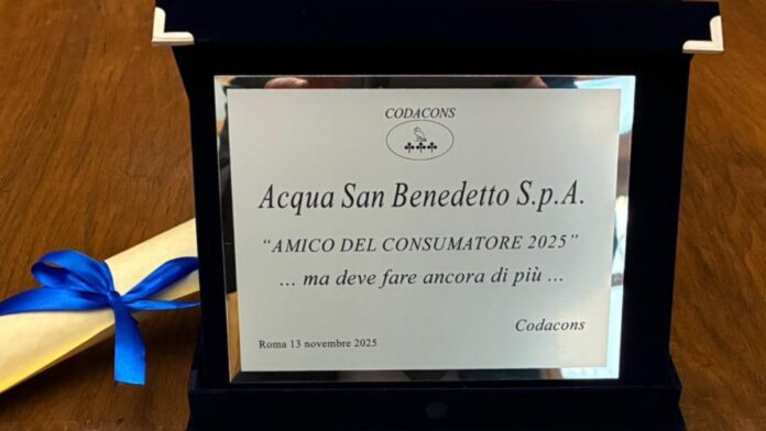 SAN BENEDETTO TARGA PREMIO 1200 VENDING NEWS