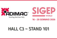 Adimac a SIGEP World 2026 con una nuova vending machine smart e compatta