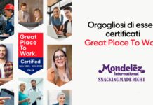 Al Gruppo Mondelez in Italia la certificazione di Great Place to Work