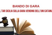 Distributori automatici all’Università di Catania: il TAR chiarisce il rischio nelle concessioni