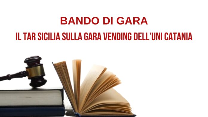 TAR SICILIA GARA VENDING 1200 VENDING NEWS