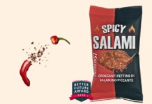 Salami Chips: lo snack proteico di Salumificio Sant’Orso che guarda al vending