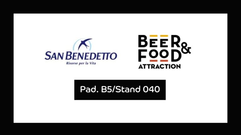San Benedetto a Beer&Food Attraction 2026 con soluzioni premium