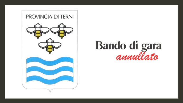 Bando di gara provincia Terni 1200 vending news