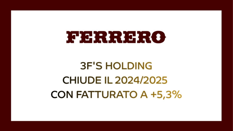 3F’s Holding (Ferrero) chiude il 2024/2025 con 22,3 miliardi di fatturato