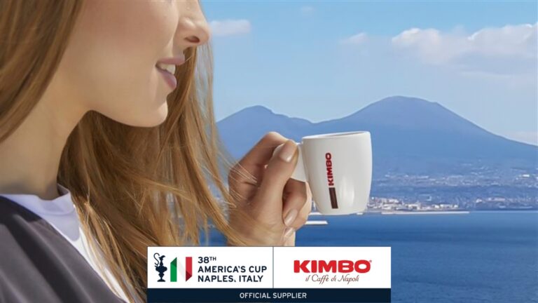 Kimbo caffè ufficiale della Louis Vuitton America’s Cup 2026-2027 a Napoli