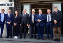 Caffè Borbone: Alfredo Mantovano in visita allo stabilimento di Caivano