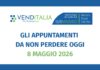 Venditalia 2026: gli appuntamenti imperdibili dell’8 maggio