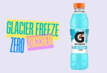 Glacier Freeze Zero Zuccheri: Gatorade entra nel segmento no-sugar in Italia