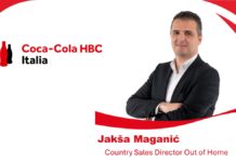 Coca-Cola HBC Italia: Jakša Maganić è il nuovo Sales Director Out of Home