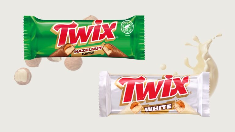 Twix rilancia: arrivano le versioni Cioccolato bianco e Nocciola