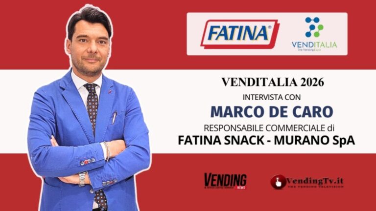 Venditalia 2026: VendingTV intervista Marco De Caro allo stand Fatina- Murano SpA