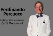 È scomparso Ferdinando Percuoco, fondatore di Caffè Moreno srl
