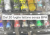 Dal 20 luglio divieto UE sul BPA nelle lattine: cosa cambia