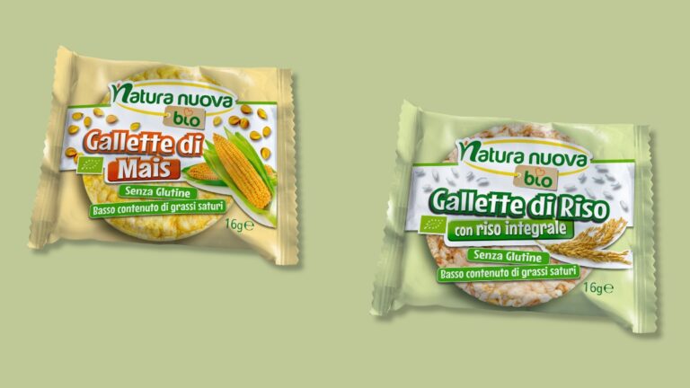Natura Nuova Bio lancia le Gallette di Mais e Riso in monoporzione