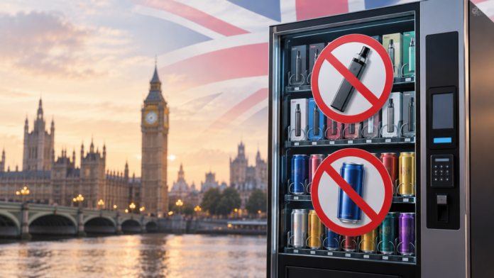 UK DIVIETI TOBACCO ENERGY 1200 VENDING NEWS